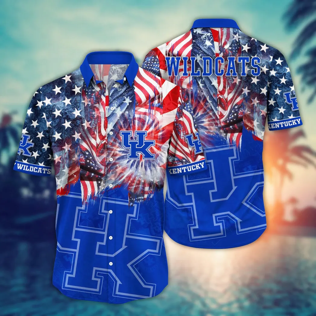 Kentucky Wildcats NCAA Flower Aloha Hawaiian Shirt, Summer Football Shirts VPHWA2451154188