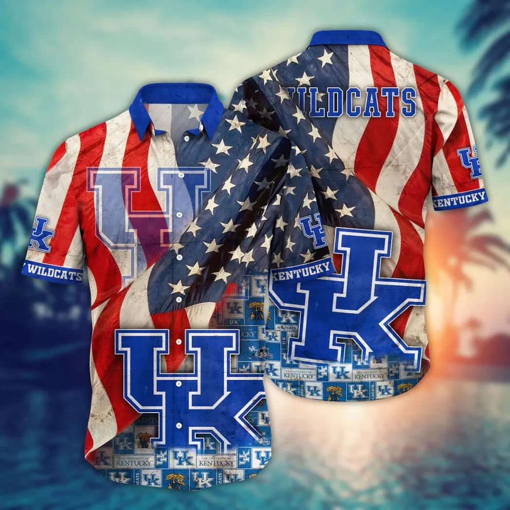 Kentucky Wildcats NCAA Flower Aloha Hawaiian Shirt, Summer Football Shirts VPHWA2451154194