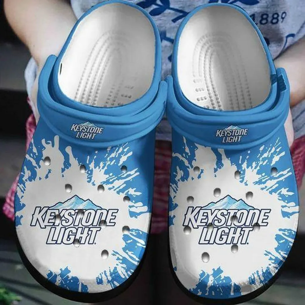 Keystone Light Personalized 10 Gift For Lover Rubber Crocs Clog