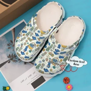 Knitting Personalized Lovers Crocs Classic Clogs