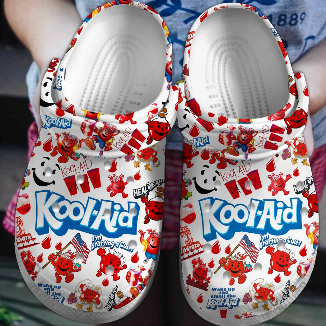 Kool Aid Drink Crocs Clogs