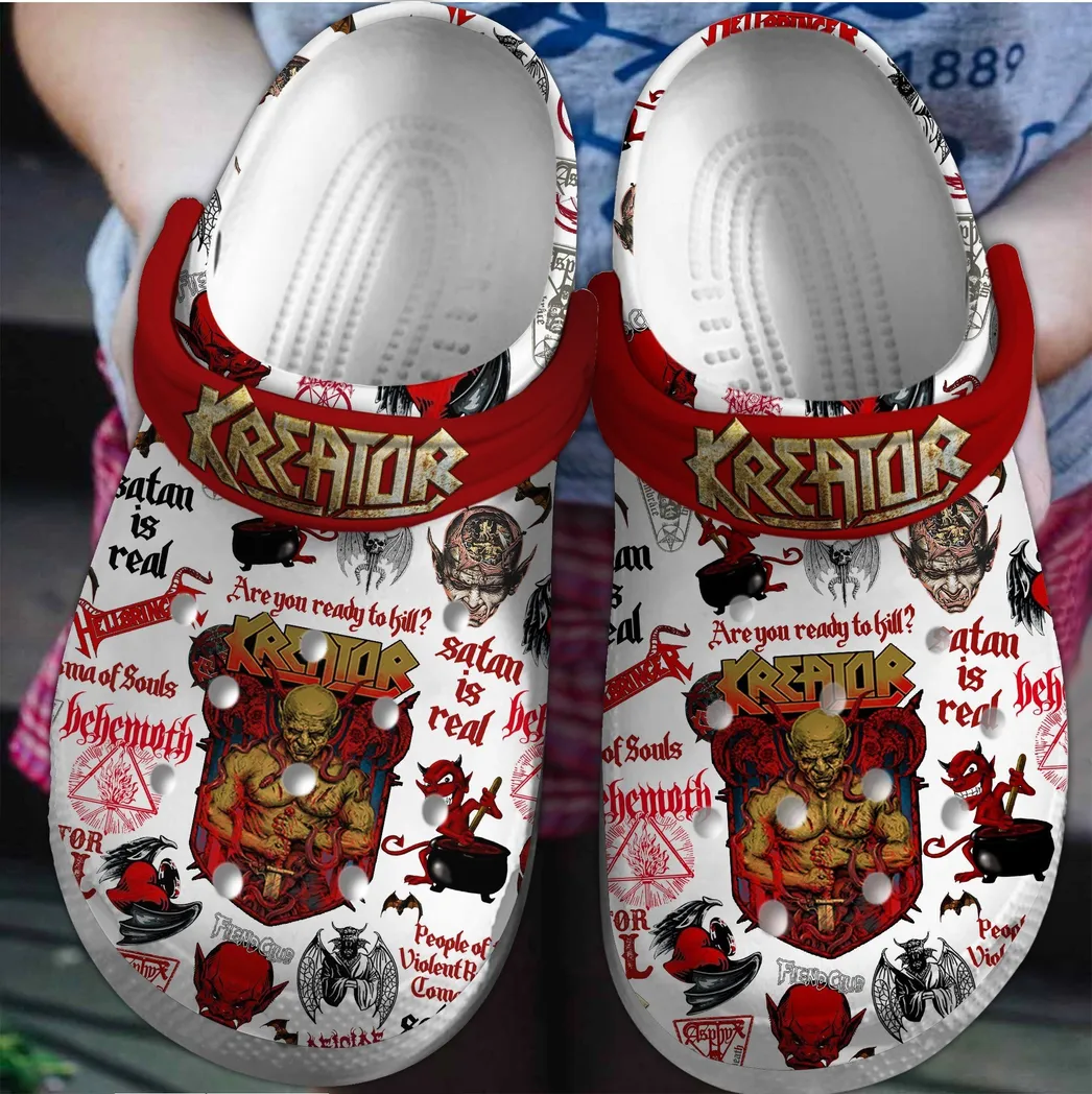 Kreator Music Crocs Clogs