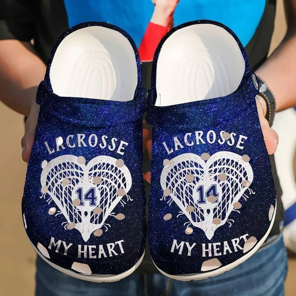 Lacrosse 14 Love Heart Crocs Clog