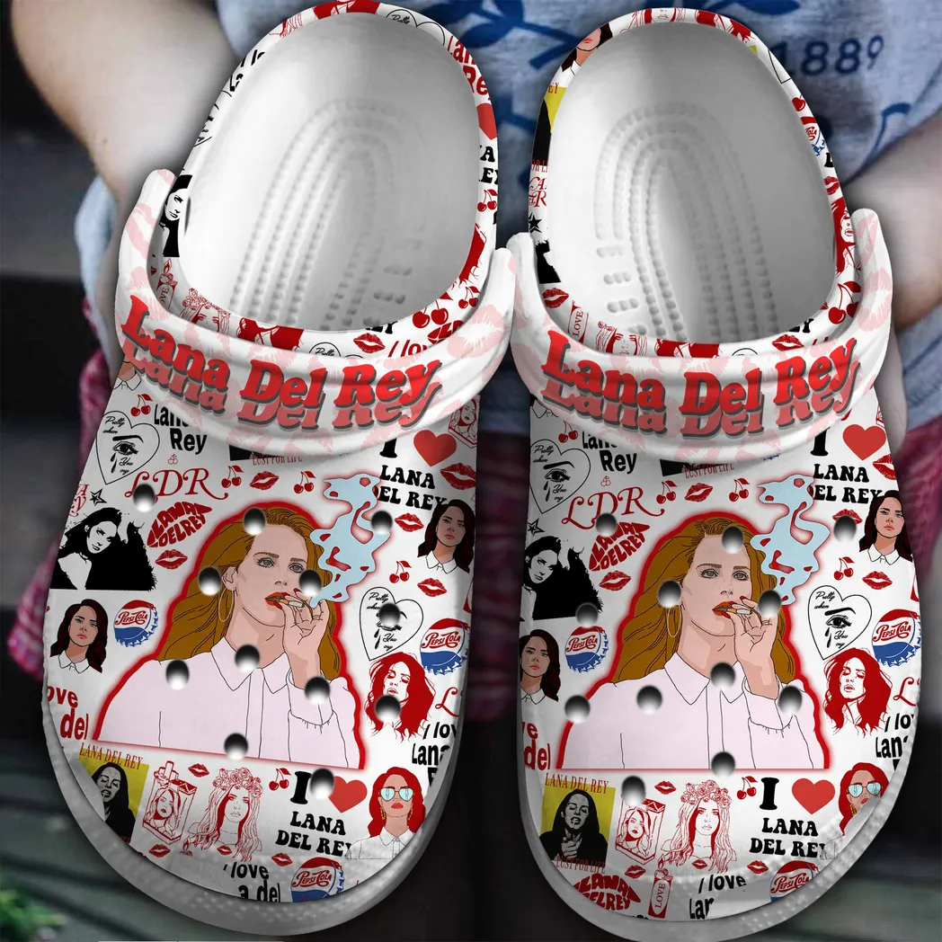 Lana Del Rey Music Crocs Clogs