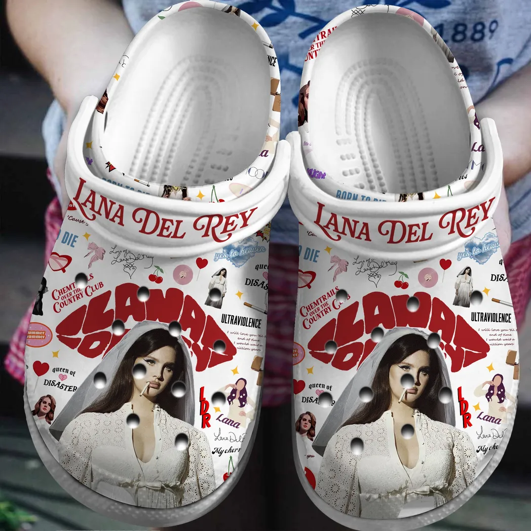 Lana Del Rey Music Crocs Clogs