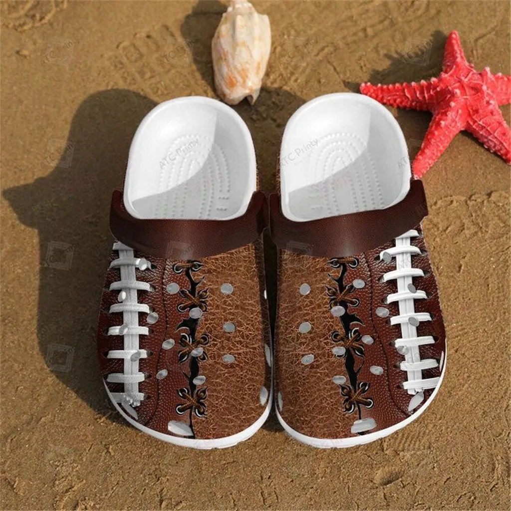 Leather Softball Crocs Classic Clogs