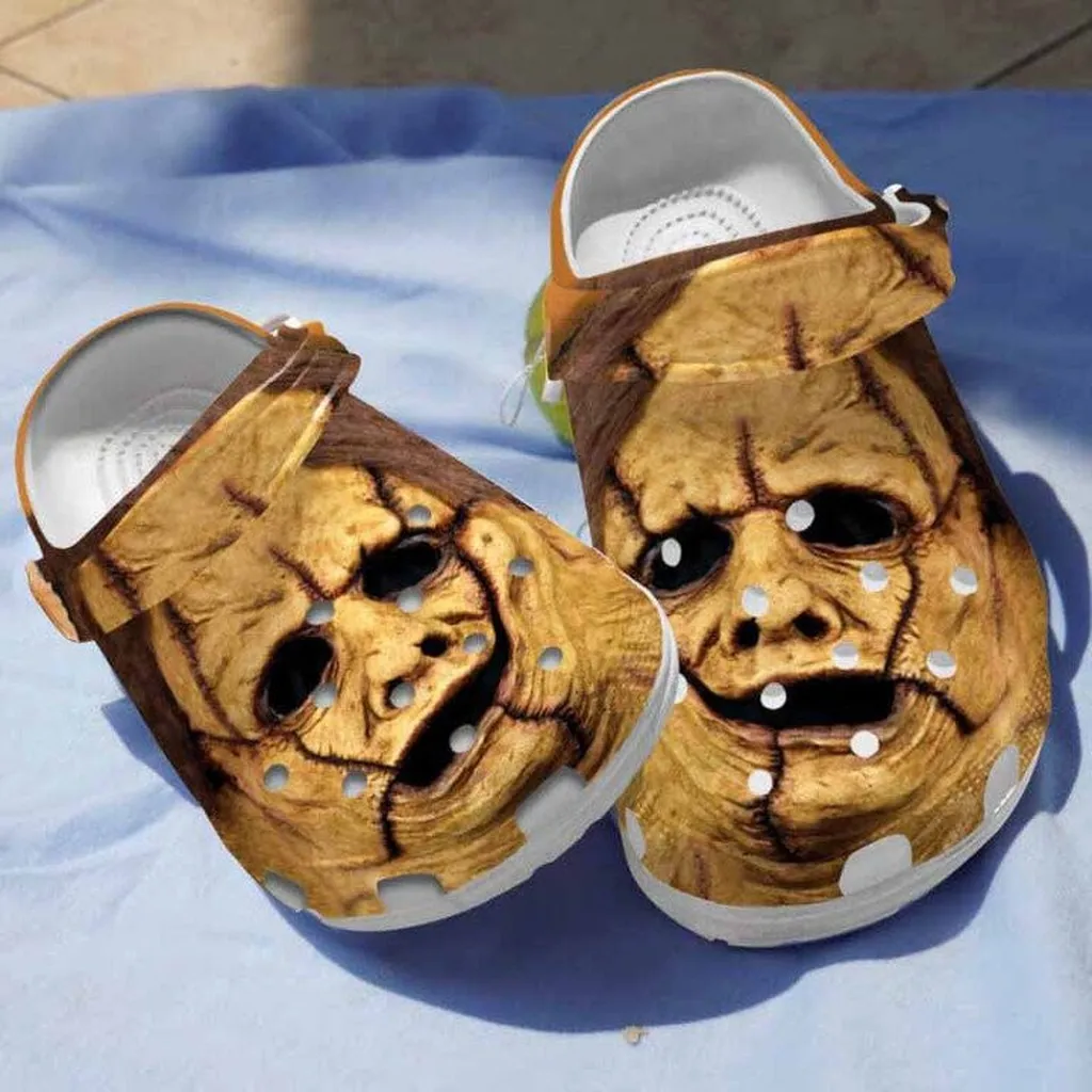 Leatherface Mask Clogs Crocs