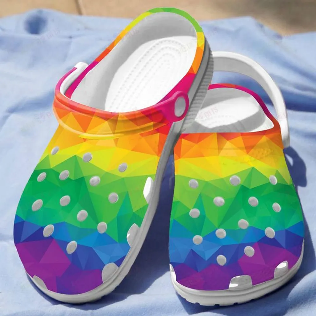 LGBT Art Crocs Classic Clogs