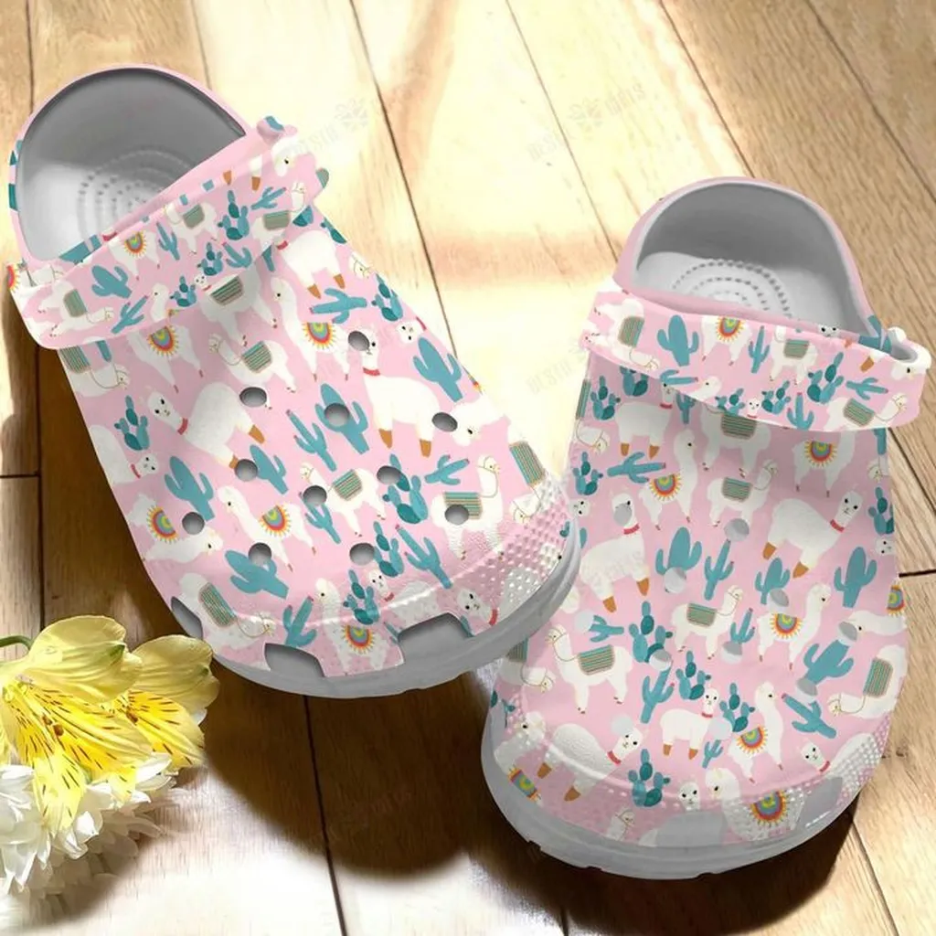 Llama Art Crocs, Personalized Crocs Classic Clogs