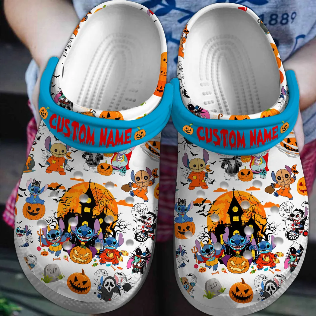 Loli and Stitch Movie Crocs Clogs