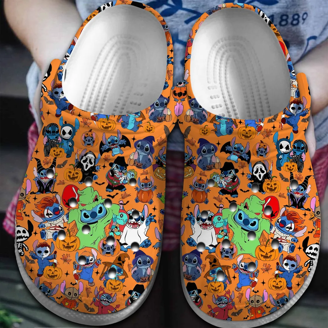 Loli and Stitch Movie Crocs Clogs