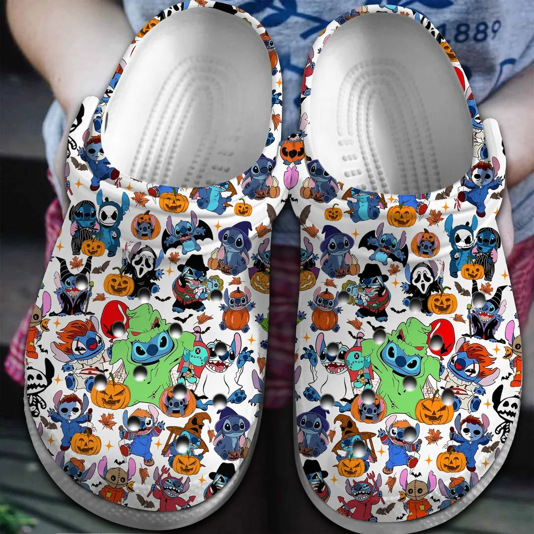 Loli and Stitch Movie Crocs Clogs