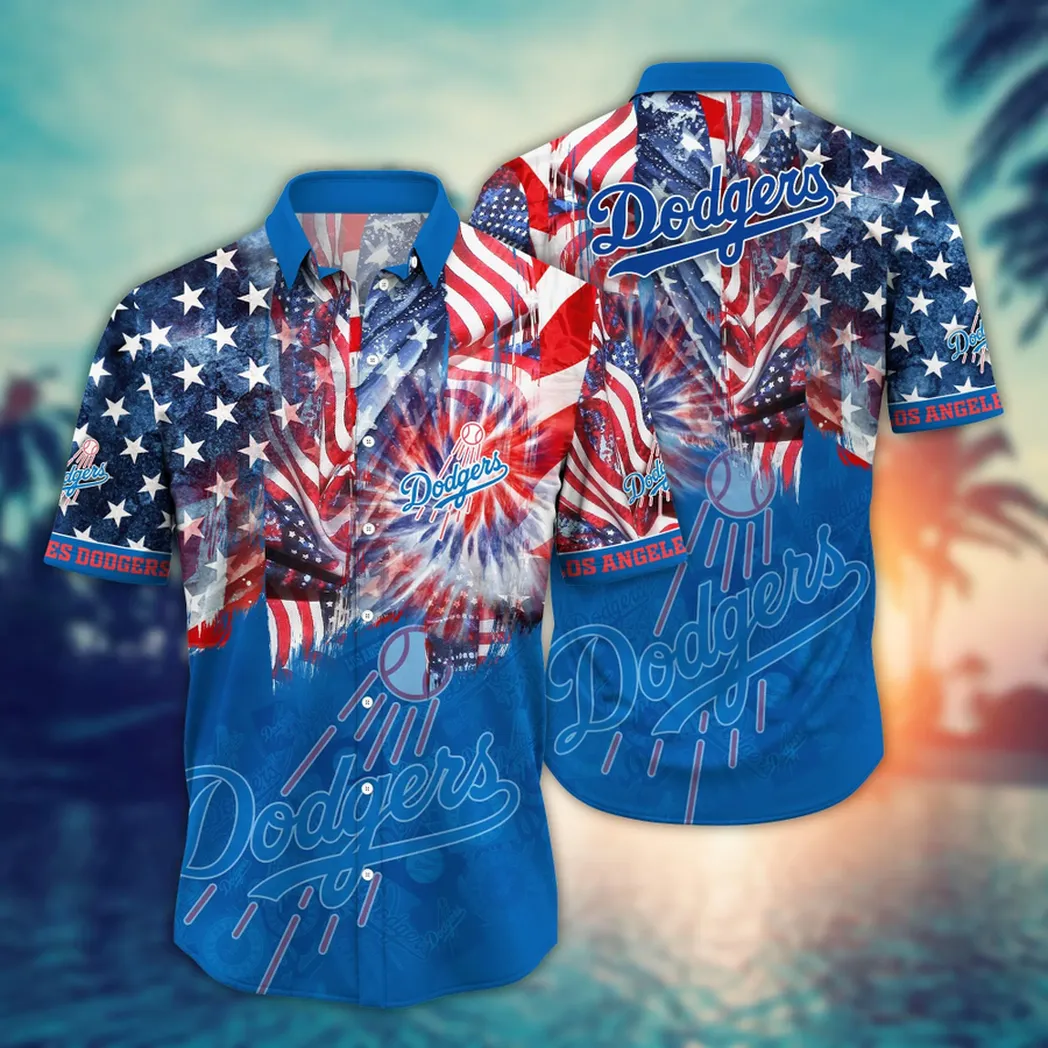 Los Angeles Dodgers MLB Flower Aloha Hawaiian Shirt, Summer Football Shirts VPHWA2451152841