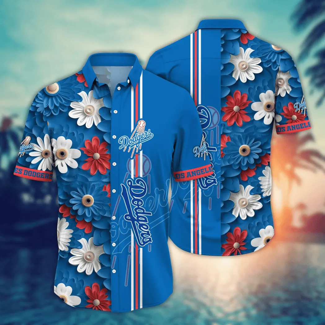 Los Angeles Dodgers MLB Flower Aloha Hawaiian Shirt, Summer Football Shirts VPHWA2451154743