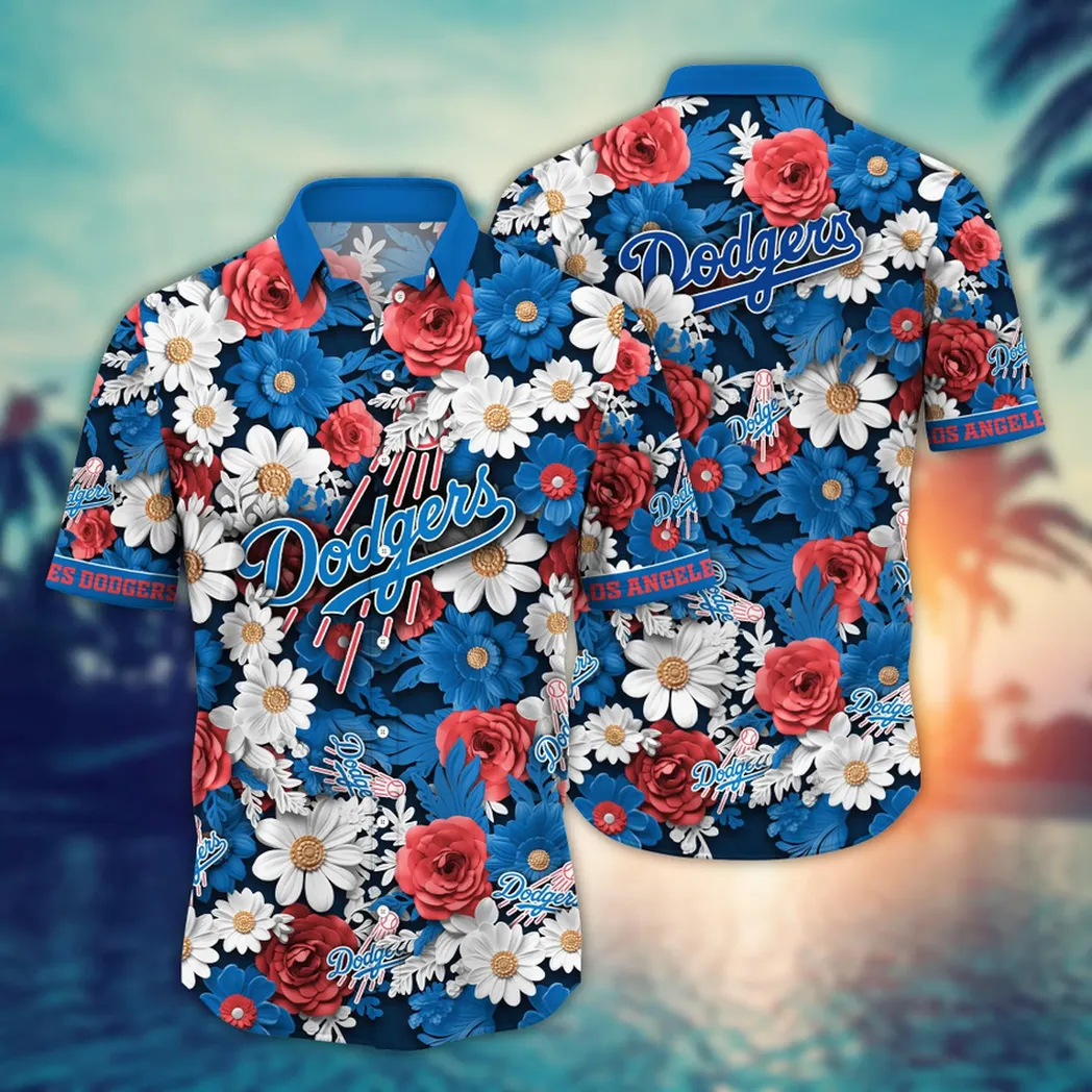 Los Angeles Dodgers MLB Flower Aloha Hawaiian Shirt, Summer Football Shirts VPHWA2451154971