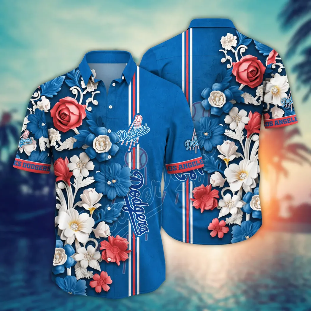 Los Angeles Dodgers MLB Flower Aloha Hawaiian Shirt, Summer Football Shirts VPHWA2451155025