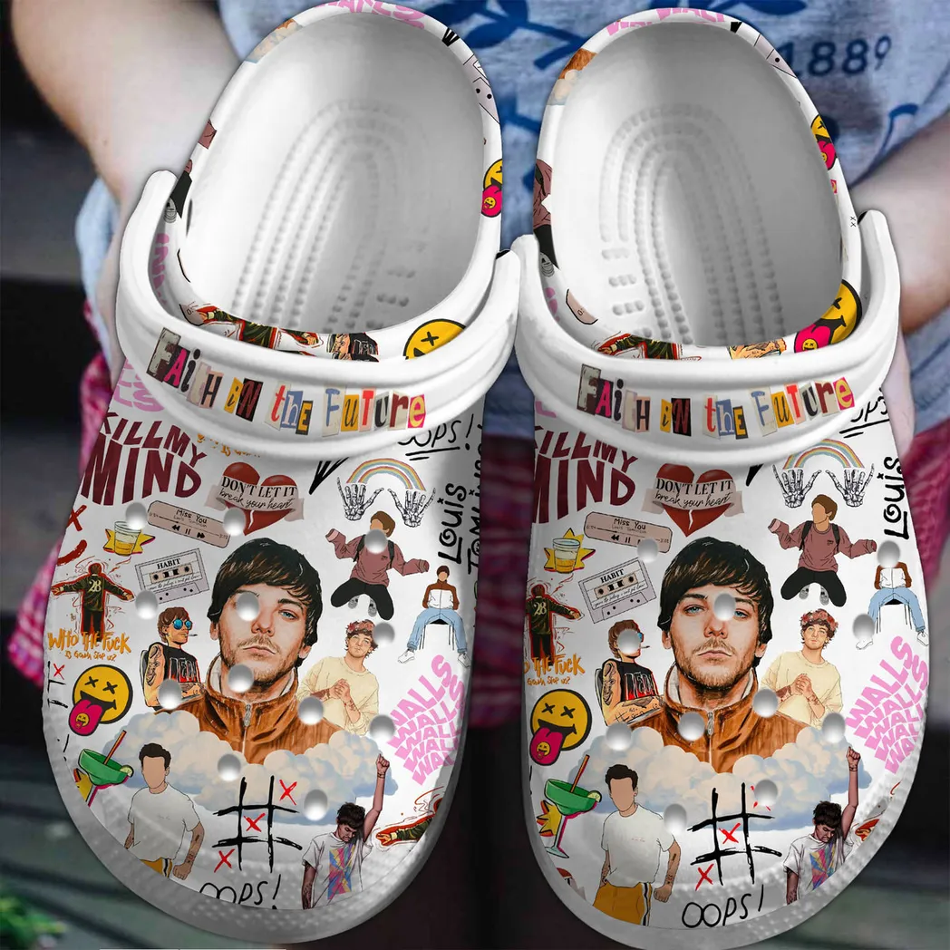 Louis Tomlinson Music Crocs Clogs