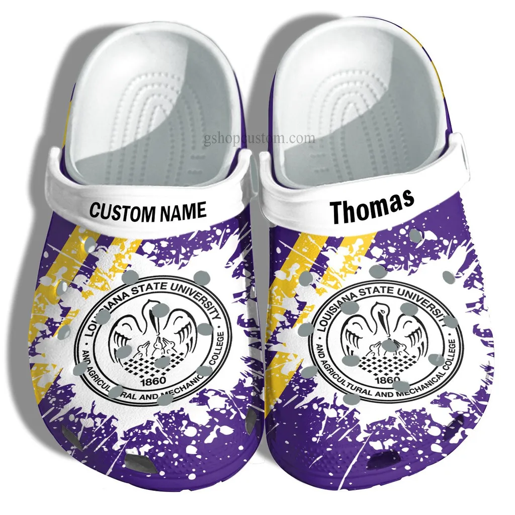 Louisiana State University Graduation Gifts Croc