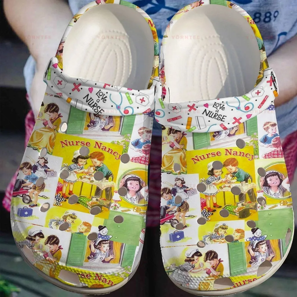 Love A Nurse Gift For Lover Rubber Crocs Clog