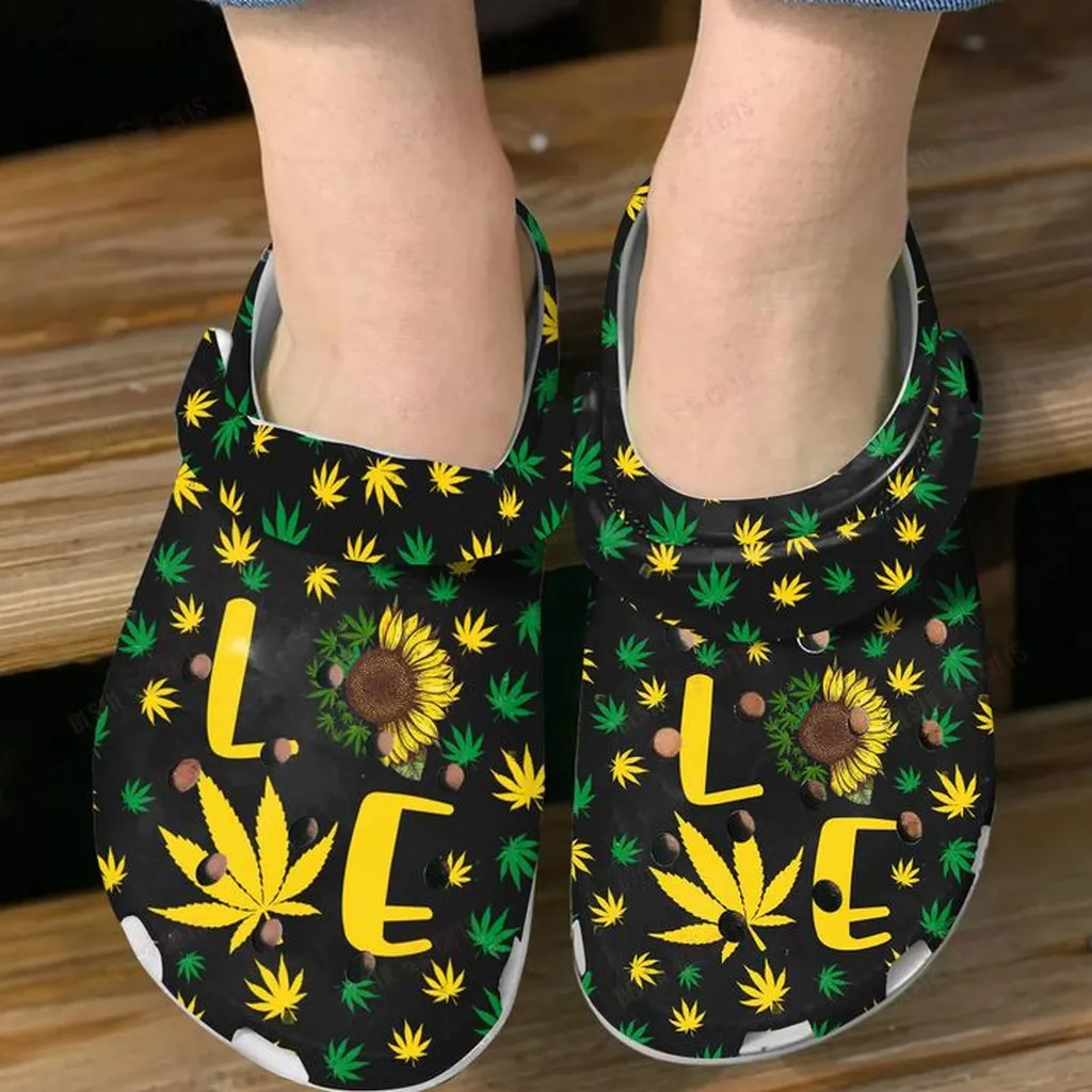 Love Get High Crocs Classic Clogs