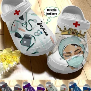 Love Nurse Personalized Crocs Clog