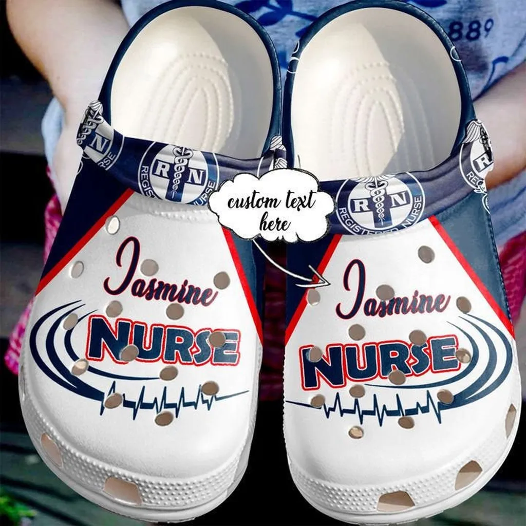 Love Nurse Rn Name Doctor Best Gift For Fan Classic Water Rubber Crocs Clog