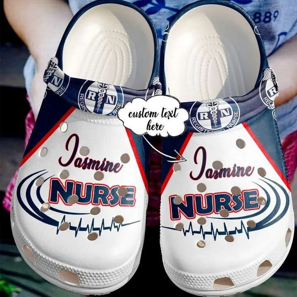 Love Nurse Rn Name Doctor Best Gift For Registered Ideas Symbol Crocs Crocs Clog