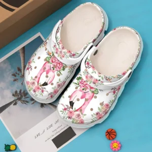 Lovely Flamingo Crocs Classic Clogs