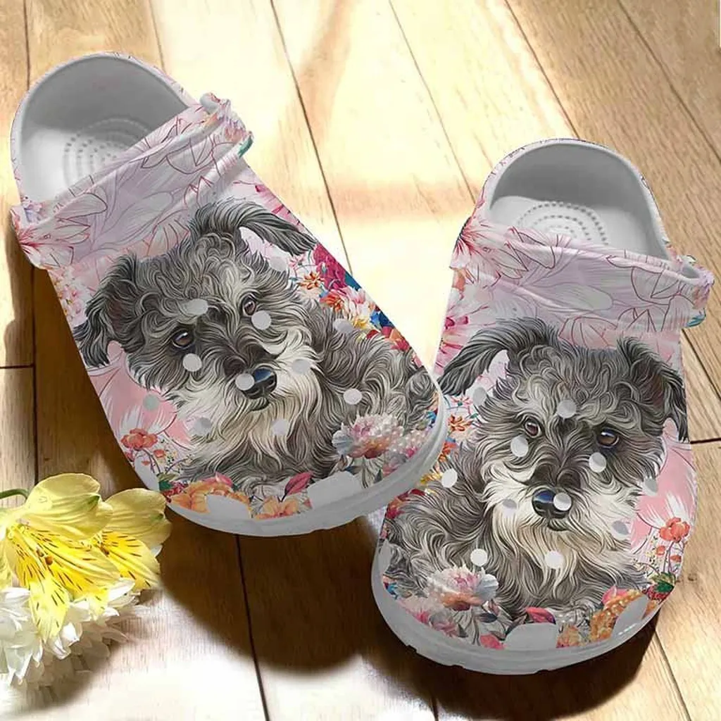 Lovely Schnauzer Clogs Crocs