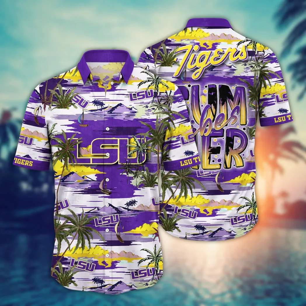 LSU TIGERS NCAA Flower Aloha Hawaiian Shirt, Summer Football Shirts VPHWA2451153985