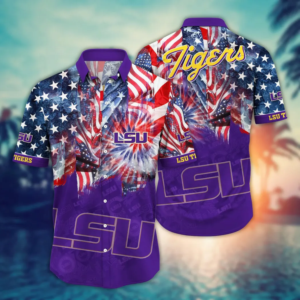 LSU TIGERS NCAA Flower Aloha Hawaiian Shirt, Summer Football Shirts VPHWA2451154131