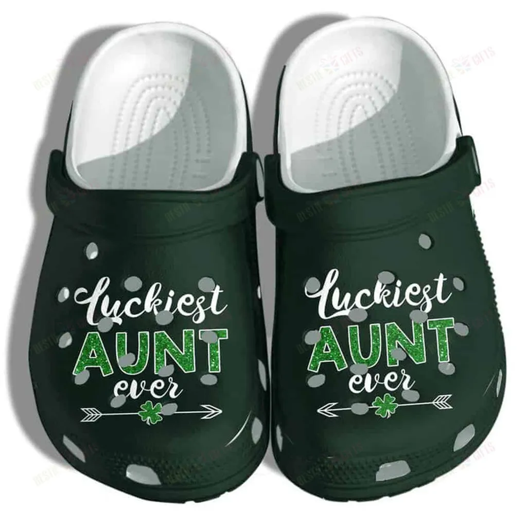 Luckiest Aunt Ever Crocs Classic Clogs