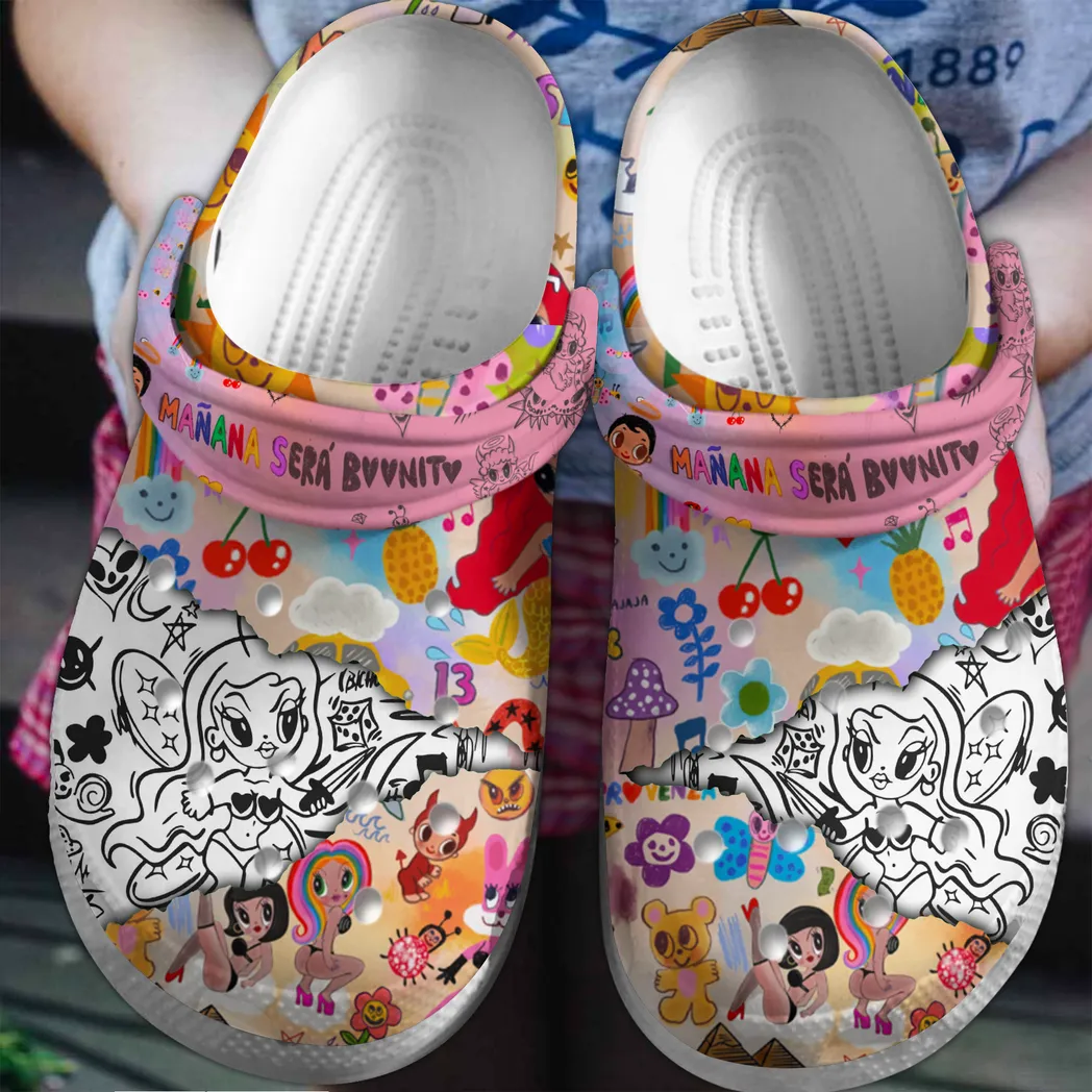 Manana Sera Bonito Music Crocs Clogs