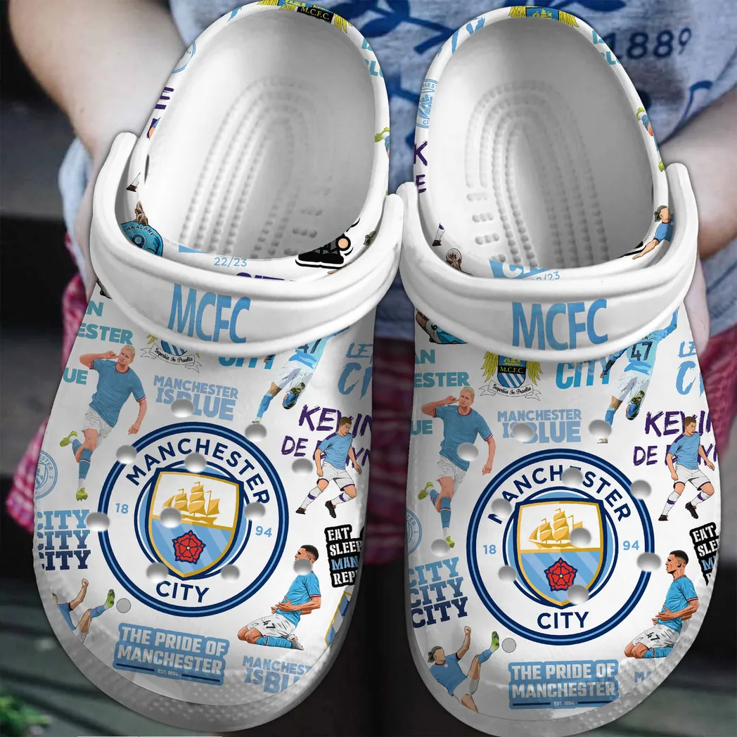 Manchester City EPL Sport Crocs Clogs