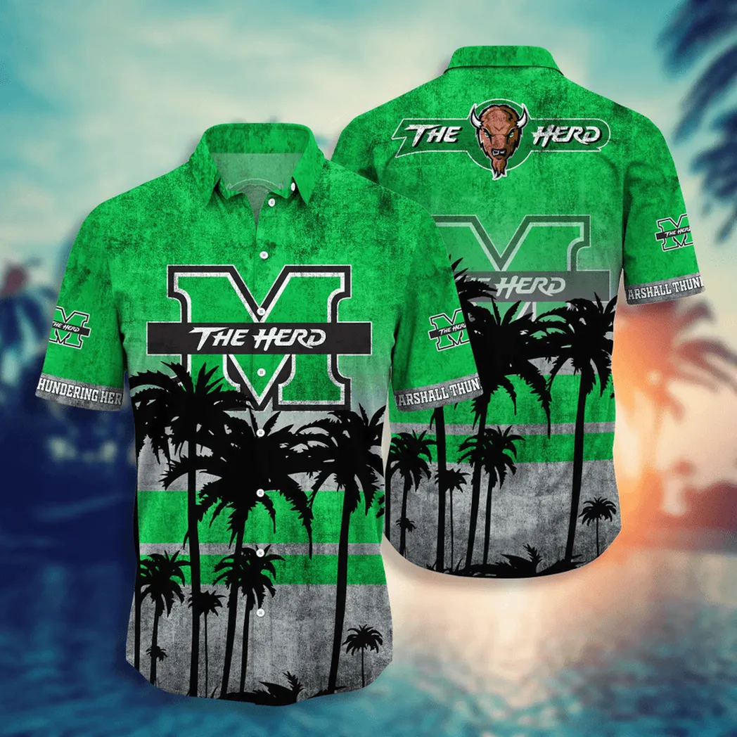 Marshall Thundering Herd Aloha Hawaiian Shirt, Style Hot Trending Summer VPHWA2451153839