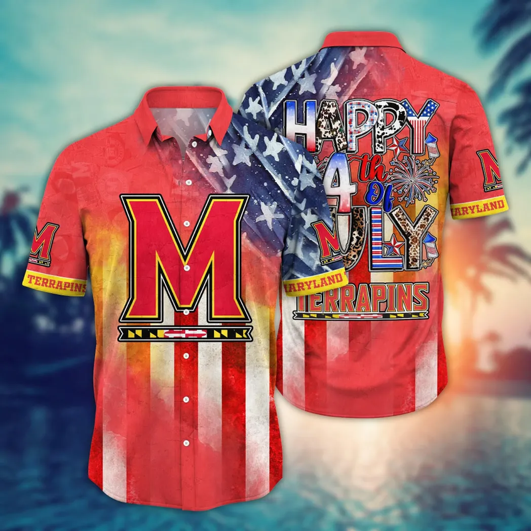 Maryland Terrapins NCAA Aloha Hawaiian Shirt, Summer VPHWA2451153400