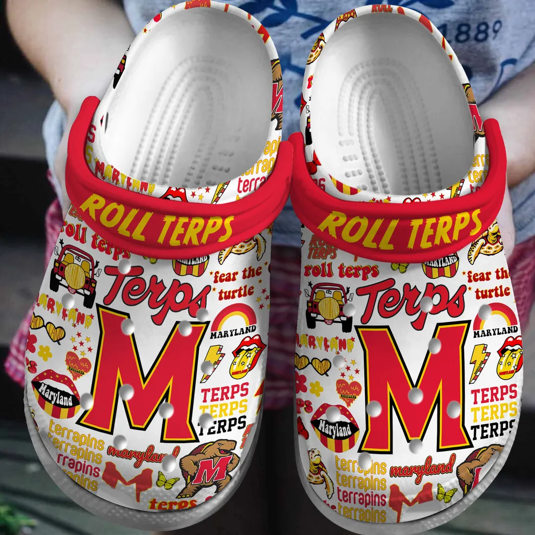 Maryland Terrapins NCAA Sport Crocs Clogs