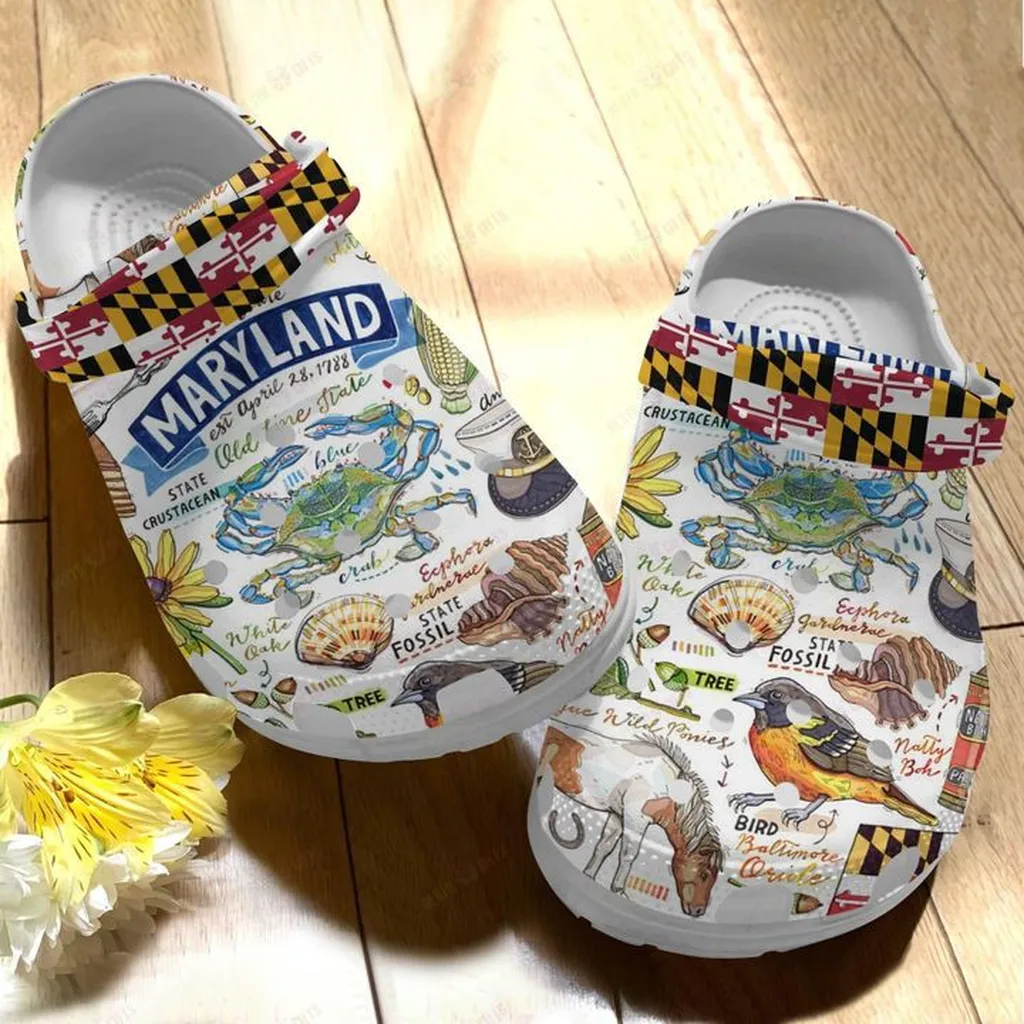 Maryland V1 Crocs Classic Clogs