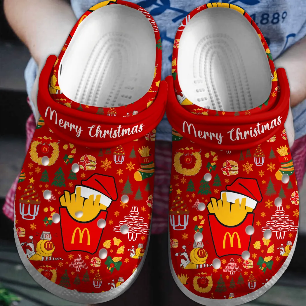 McDonald Food Crocs Clogs