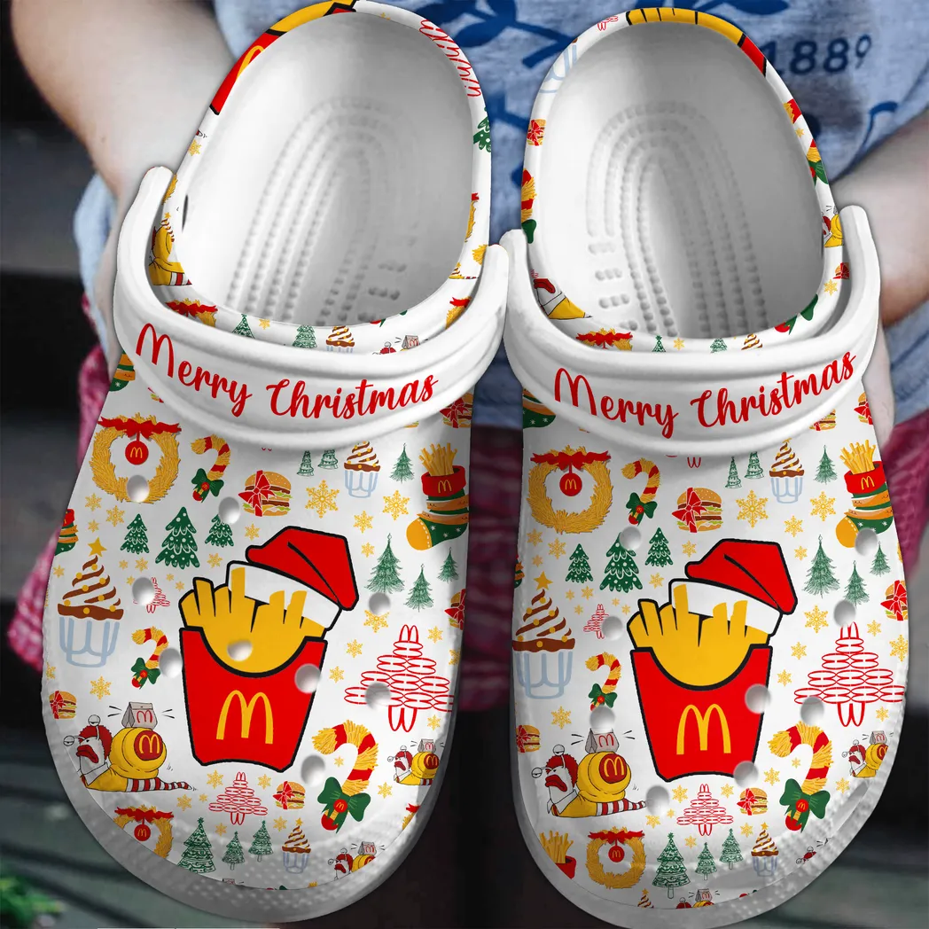 McDonald Food Crocs Clogs