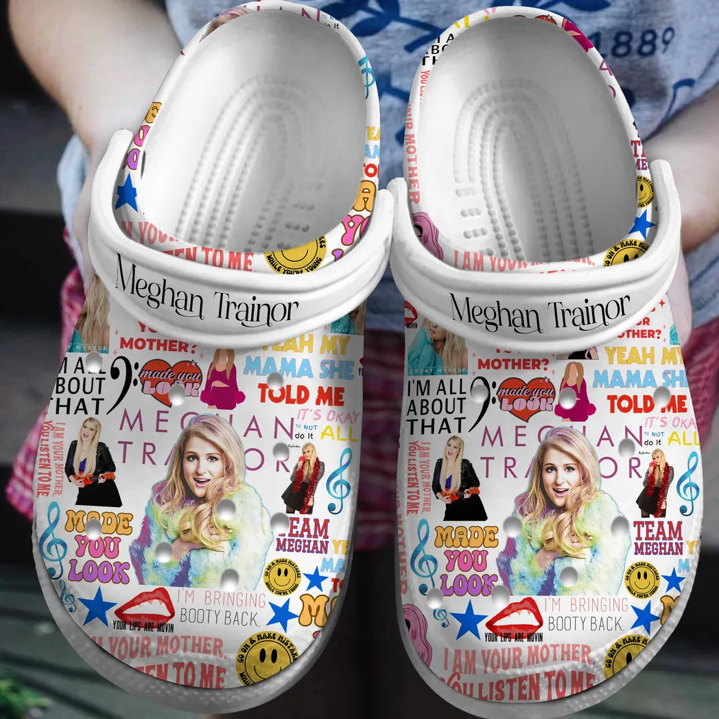 Meghan Trainor Music Crocs Clogs