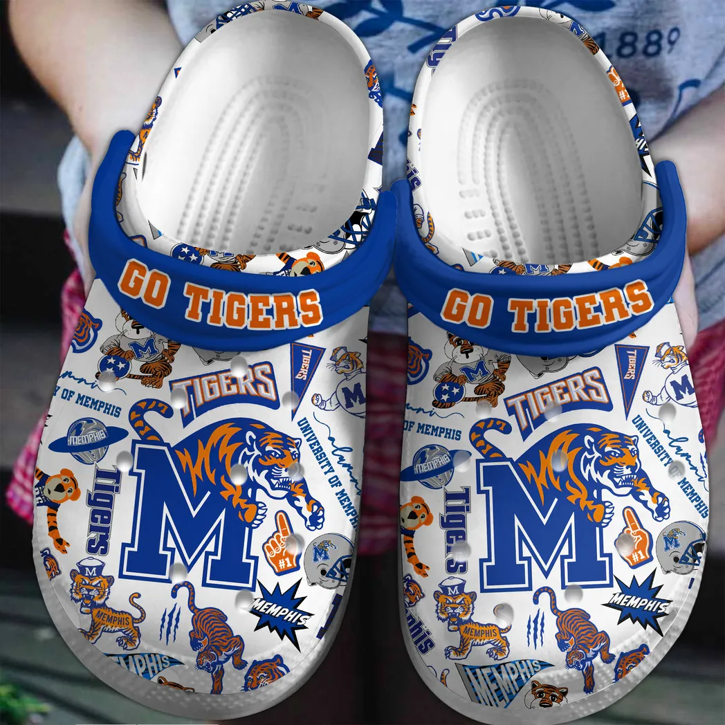 Memphis Tigers NCAA Sport Crocs Clogs