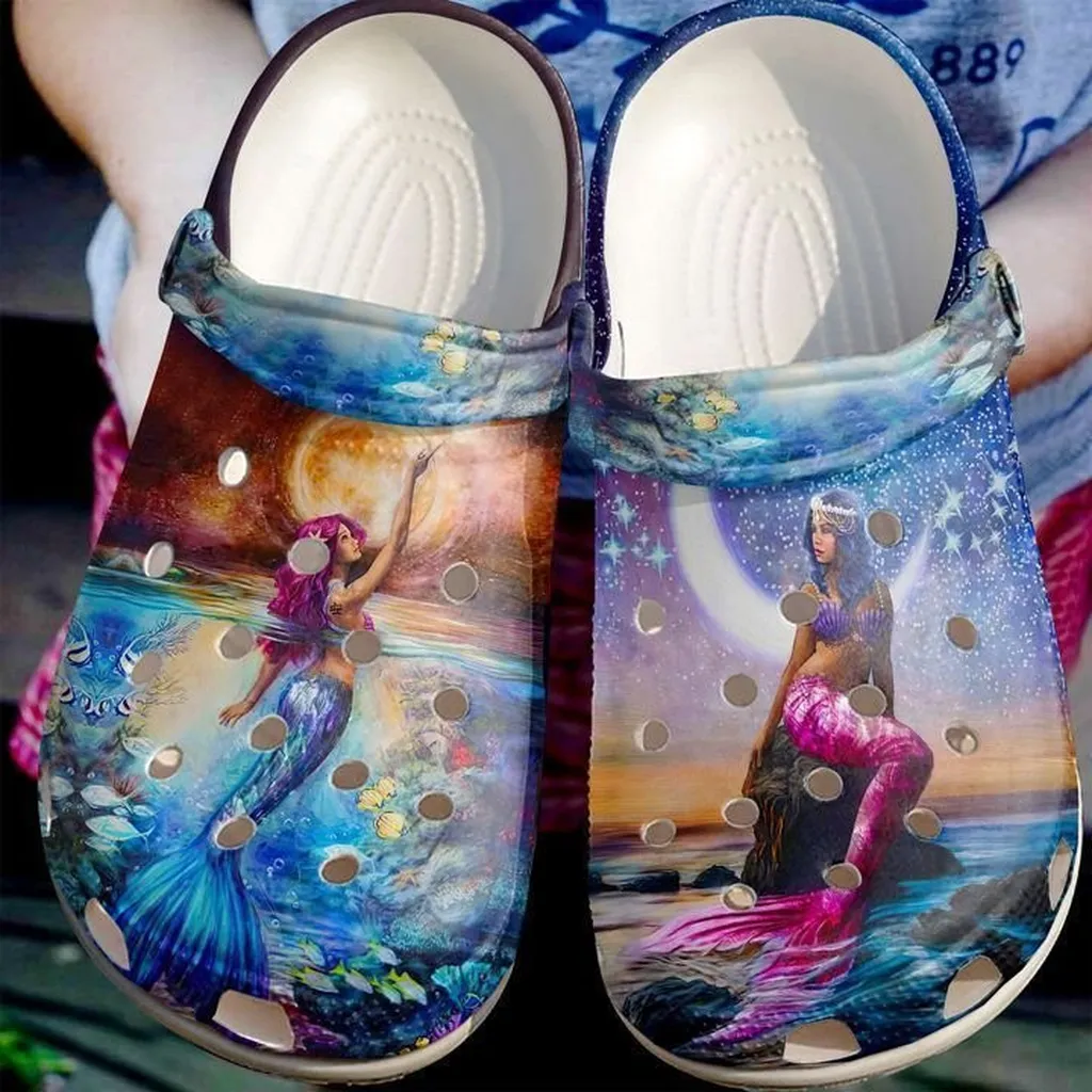 Mermaid Gorgeous Mermaids Crocs Classic Clogs