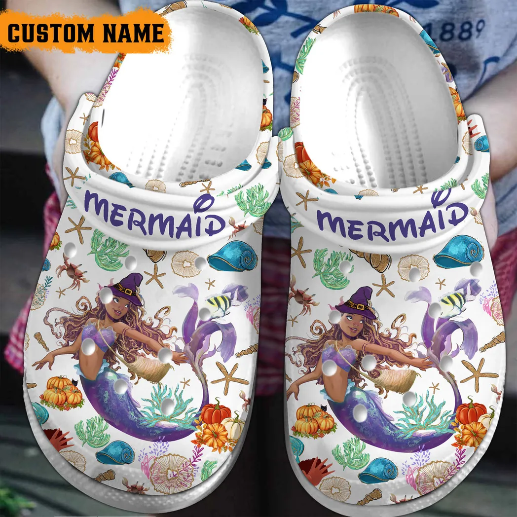 Mermaid Movie Crocs Clogs