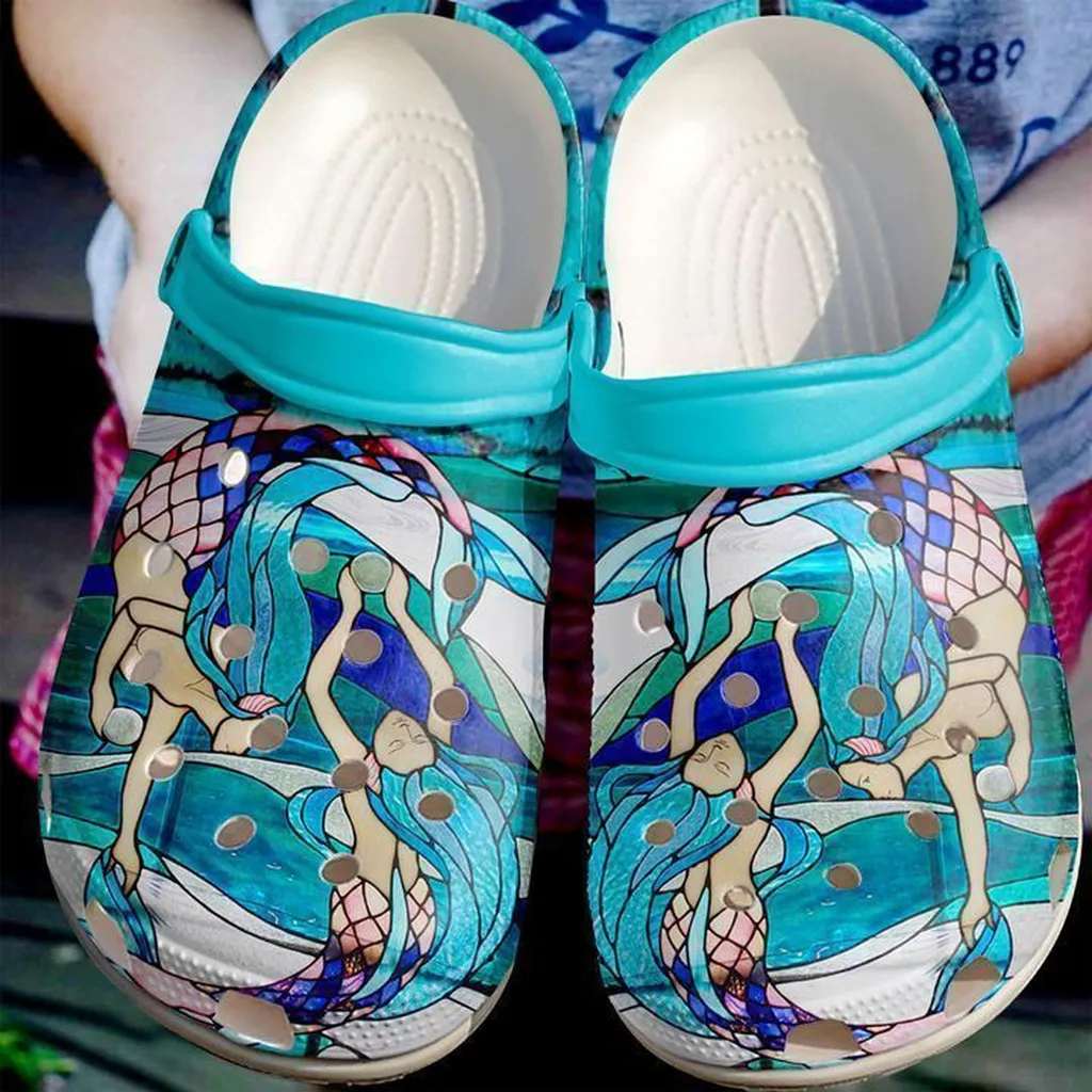 Mermaid Sisters Crocs Classic Clogs