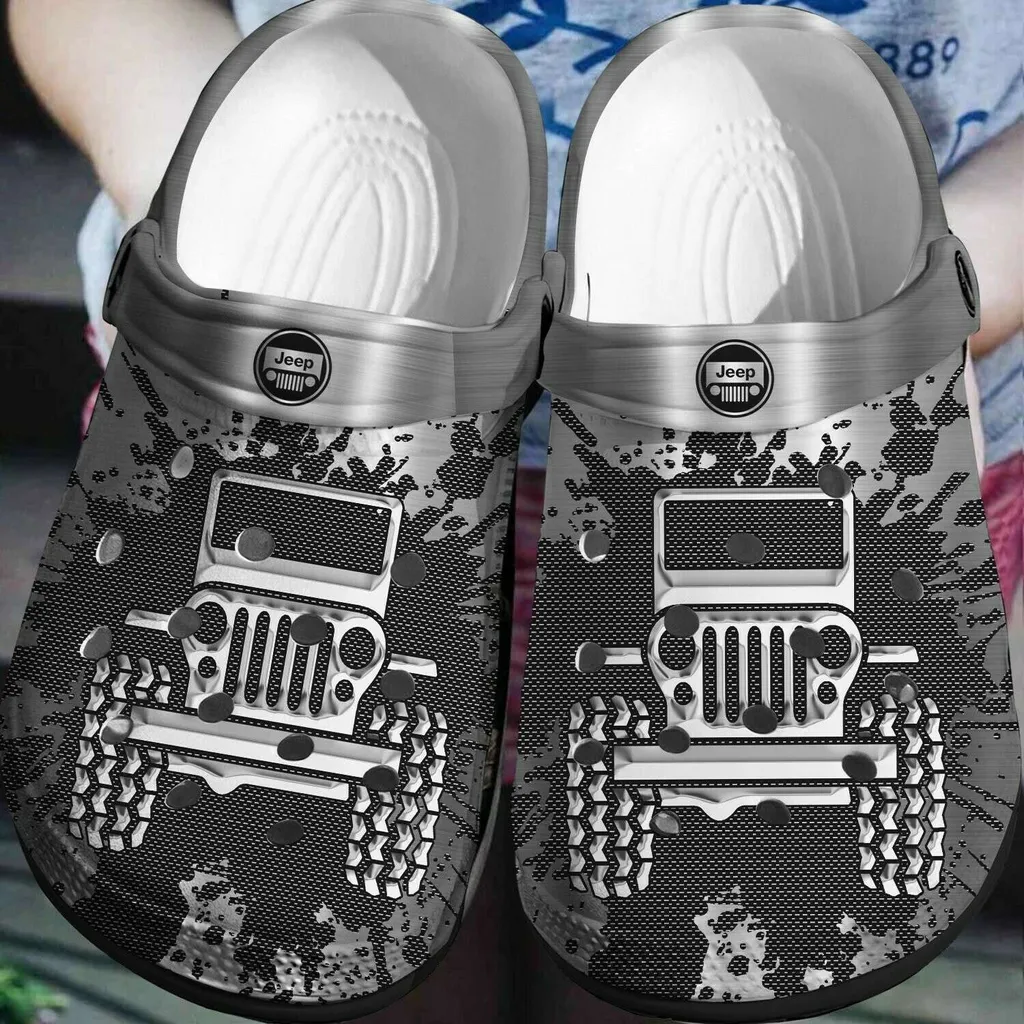 Metal Style Jeep Crocs Crocband Clog