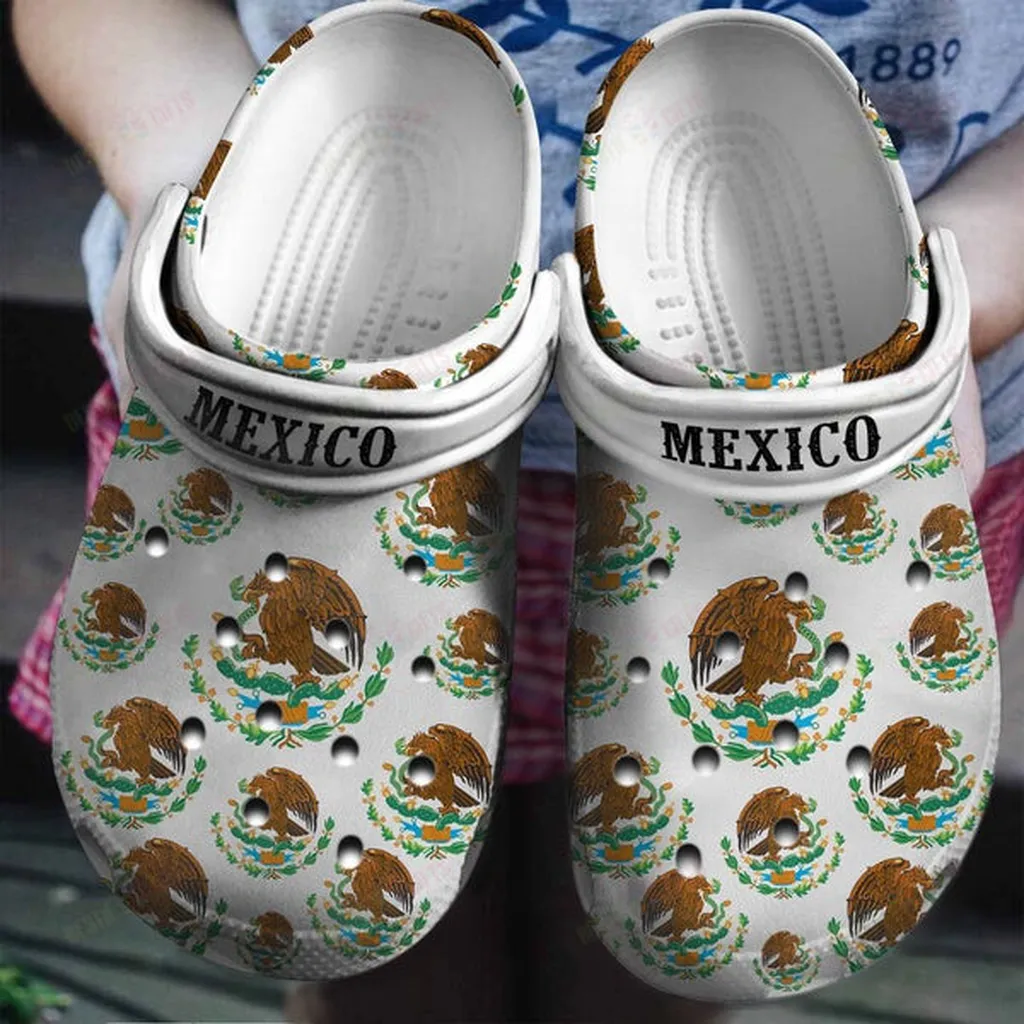 Mexico Symbol Crocs Classic Clogs