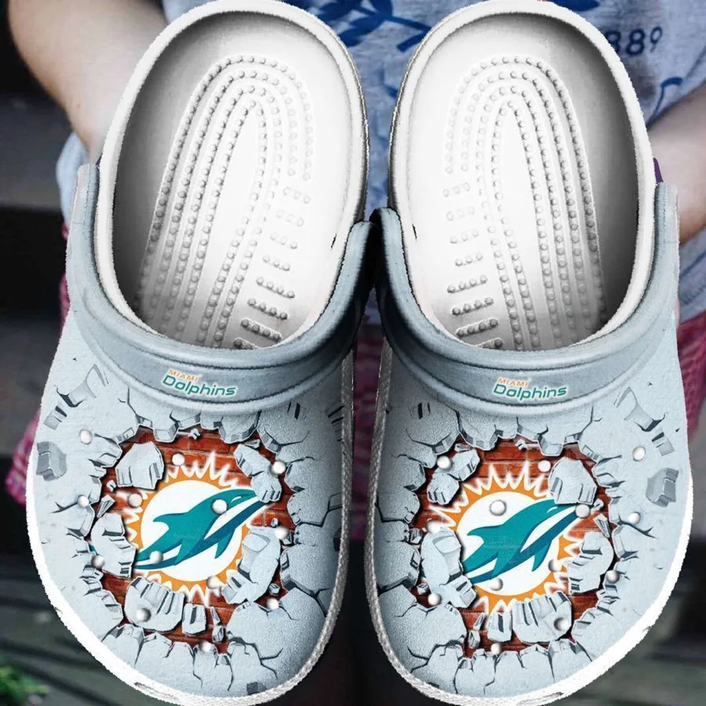 Miami Dophin Tide Crocs Clog