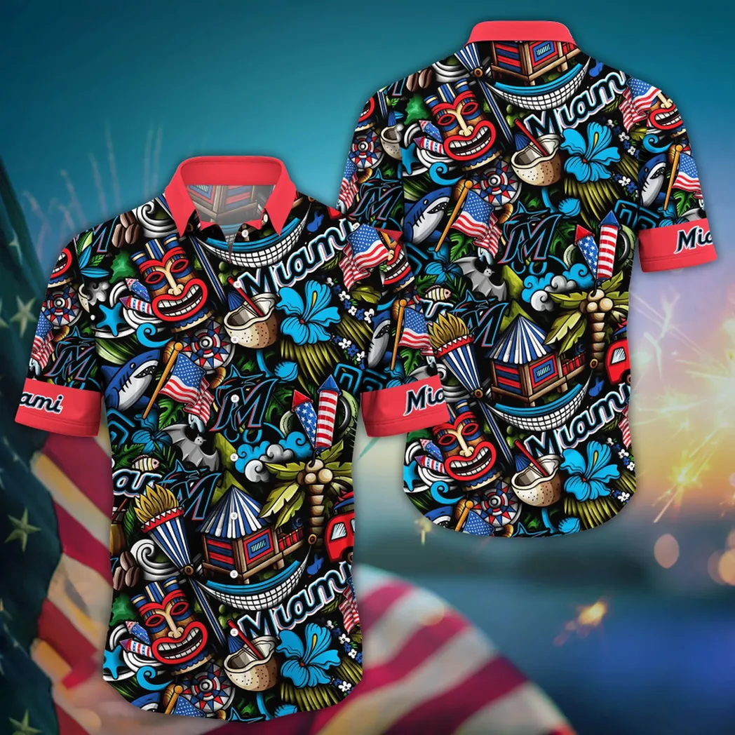 Miami Marlins MLB Flower Aloha Hawaiian Shirt, Summer VPHWA2451152818