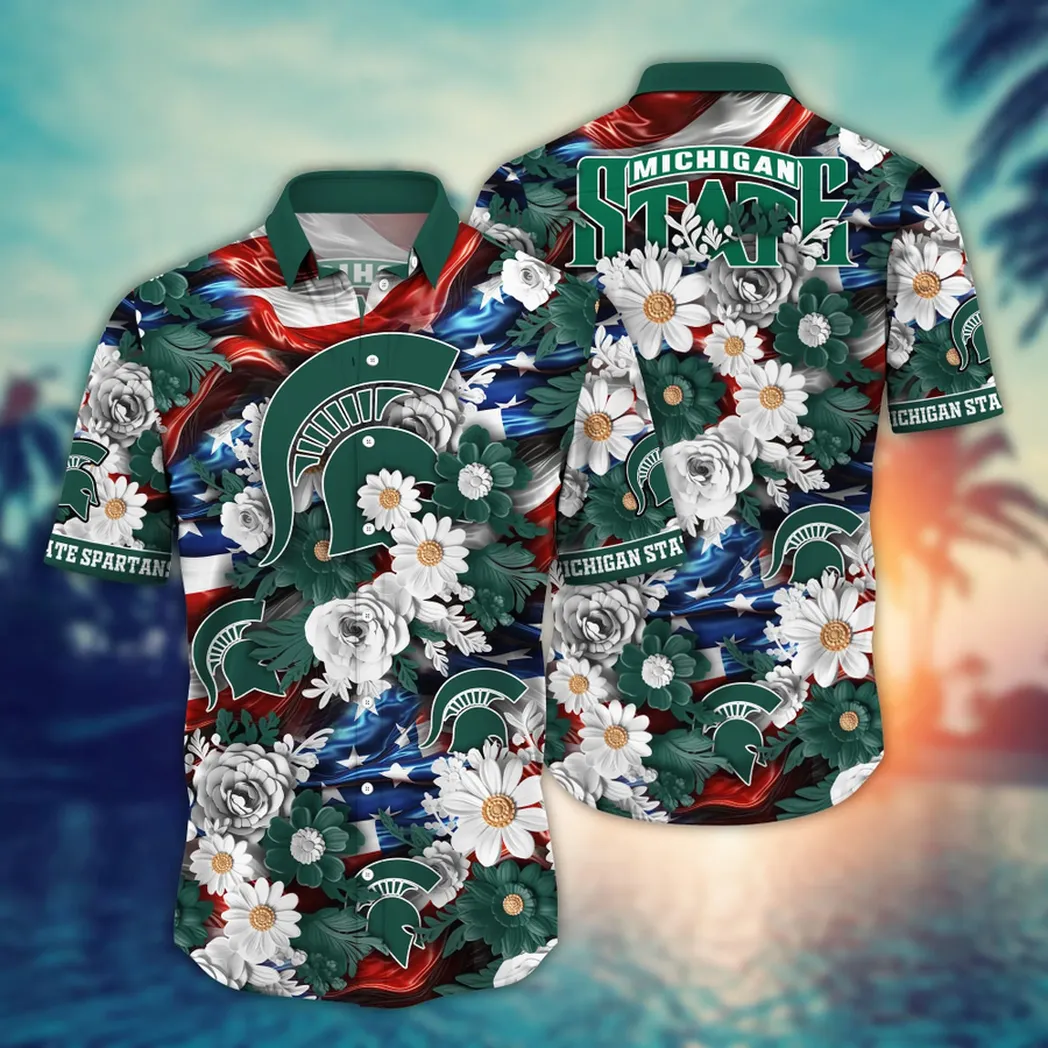 Michigan State Spartans NCAA Aloha Hawaiian Shirt, Summer VPHWA2451153311